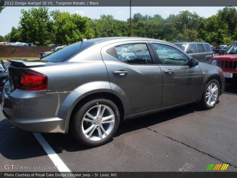 Tungsten Metallic / Black 2012 Dodge Avenger SE V6