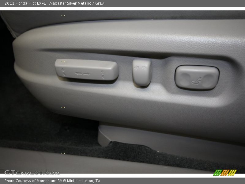 Alabaster Silver Metallic / Gray 2011 Honda Pilot EX-L
