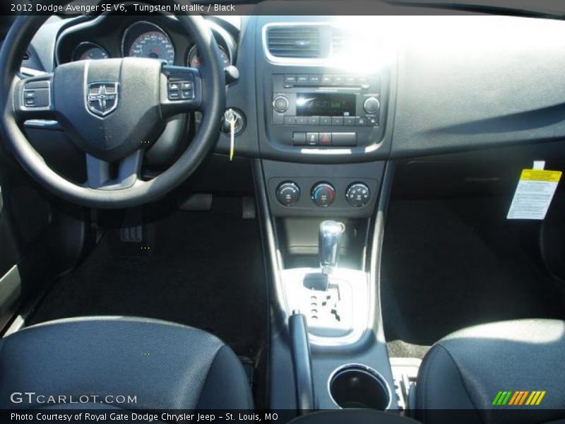 Tungsten Metallic / Black 2012 Dodge Avenger SE V6