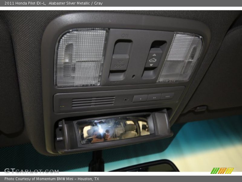Alabaster Silver Metallic / Gray 2011 Honda Pilot EX-L