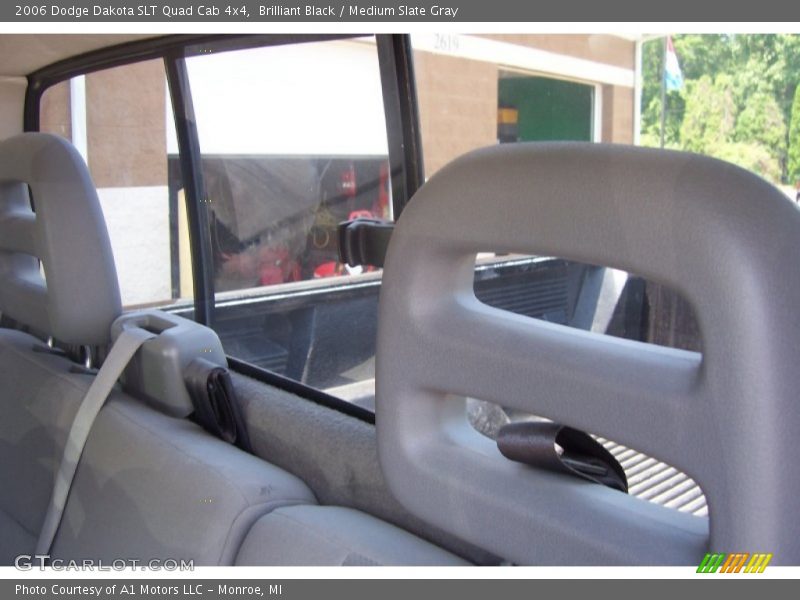 Brilliant Black / Medium Slate Gray 2006 Dodge Dakota SLT Quad Cab 4x4