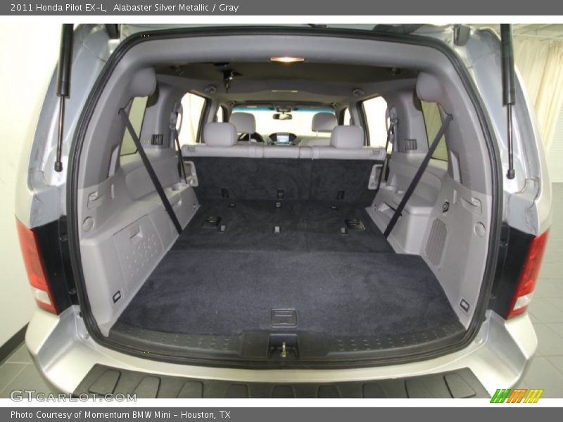 Alabaster Silver Metallic / Gray 2011 Honda Pilot EX-L