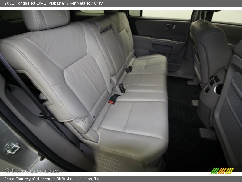 Alabaster Silver Metallic / Gray 2011 Honda Pilot EX-L