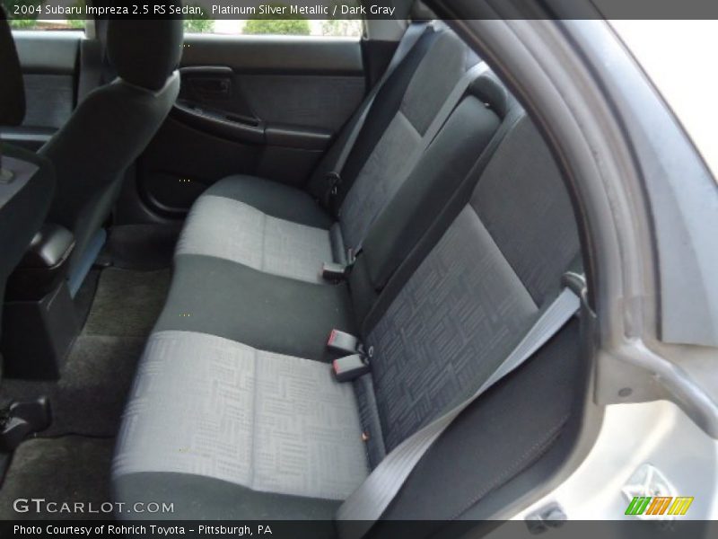 Platinum Silver Metallic / Dark Gray 2004 Subaru Impreza 2.5 RS Sedan