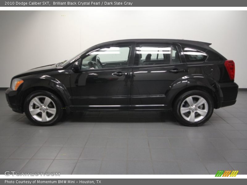 Brilliant Black Crystal Pearl / Dark Slate Gray 2010 Dodge Caliber SXT