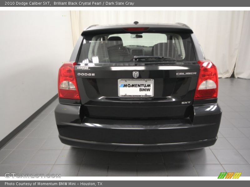 Brilliant Black Crystal Pearl / Dark Slate Gray 2010 Dodge Caliber SXT