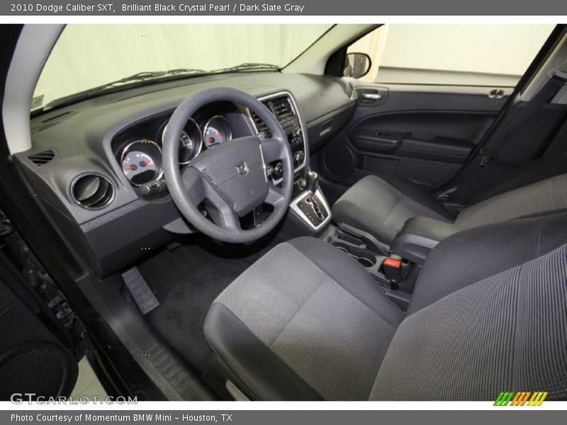 Brilliant Black Crystal Pearl / Dark Slate Gray 2010 Dodge Caliber SXT