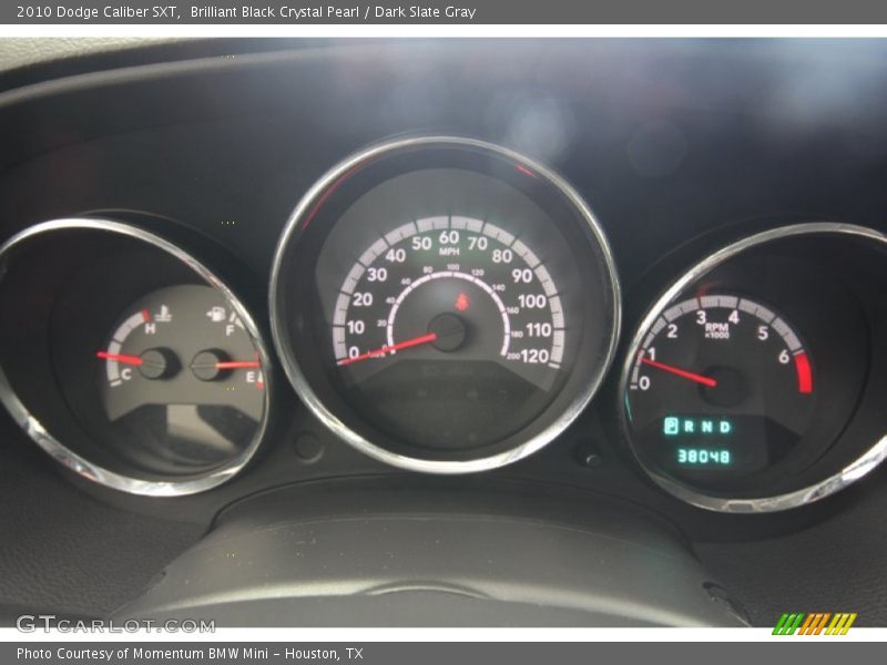 Brilliant Black Crystal Pearl / Dark Slate Gray 2010 Dodge Caliber SXT
