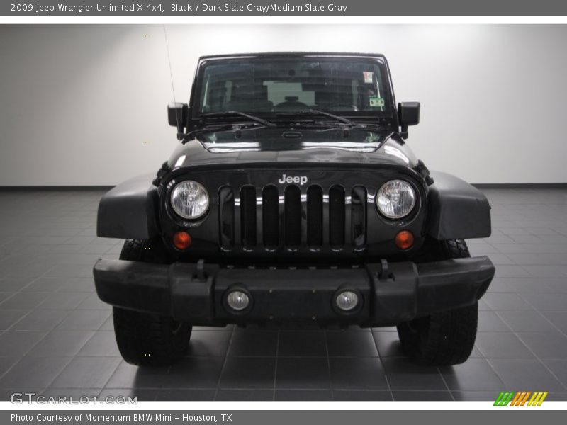 Black / Dark Slate Gray/Medium Slate Gray 2009 Jeep Wrangler Unlimited X 4x4