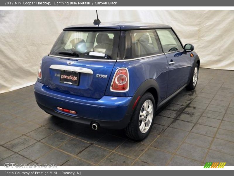 Lightning Blue Metallic / Carbon Black 2012 Mini Cooper Hardtop