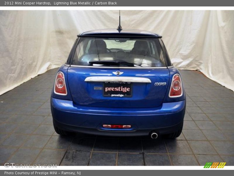 Lightning Blue Metallic / Carbon Black 2012 Mini Cooper Hardtop
