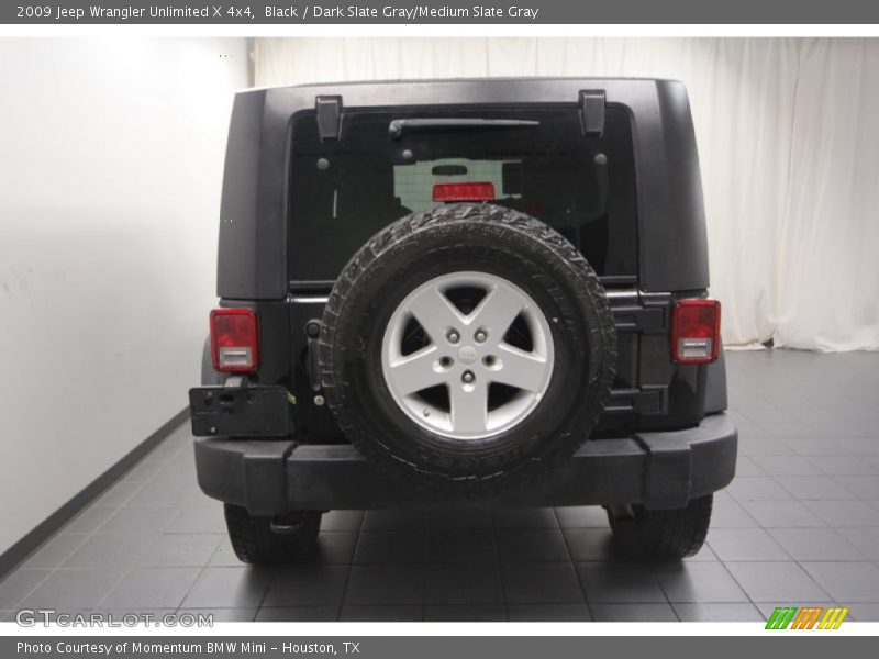 Black / Dark Slate Gray/Medium Slate Gray 2009 Jeep Wrangler Unlimited X 4x4