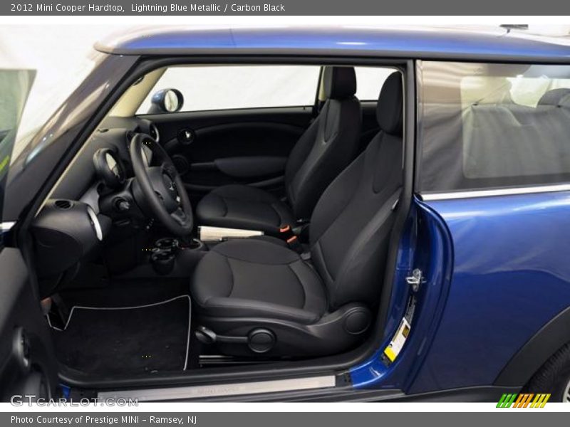 Lightning Blue Metallic / Carbon Black 2012 Mini Cooper Hardtop