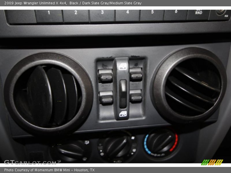 Black / Dark Slate Gray/Medium Slate Gray 2009 Jeep Wrangler Unlimited X 4x4