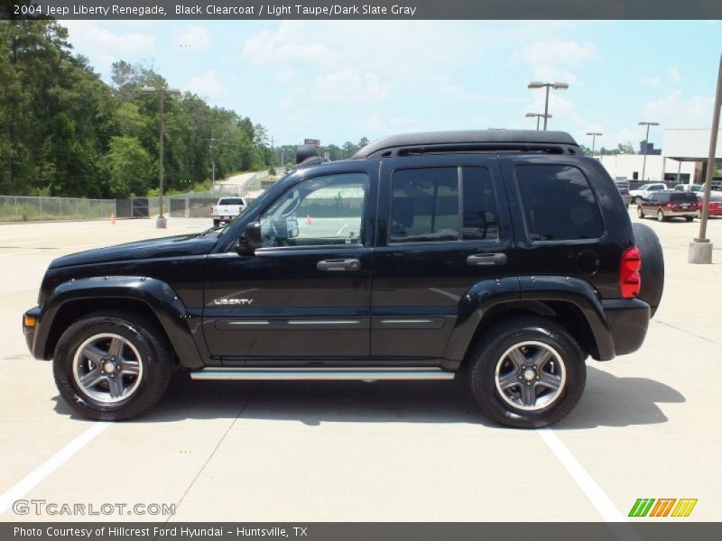 Black Clearcoat / Light Taupe/Dark Slate Gray 2004 Jeep Liberty Renegade