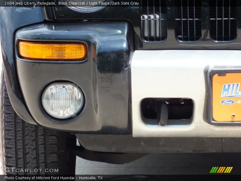 Black Clearcoat / Light Taupe/Dark Slate Gray 2004 Jeep Liberty Renegade