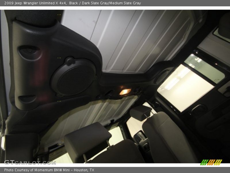 Black / Dark Slate Gray/Medium Slate Gray 2009 Jeep Wrangler Unlimited X 4x4
