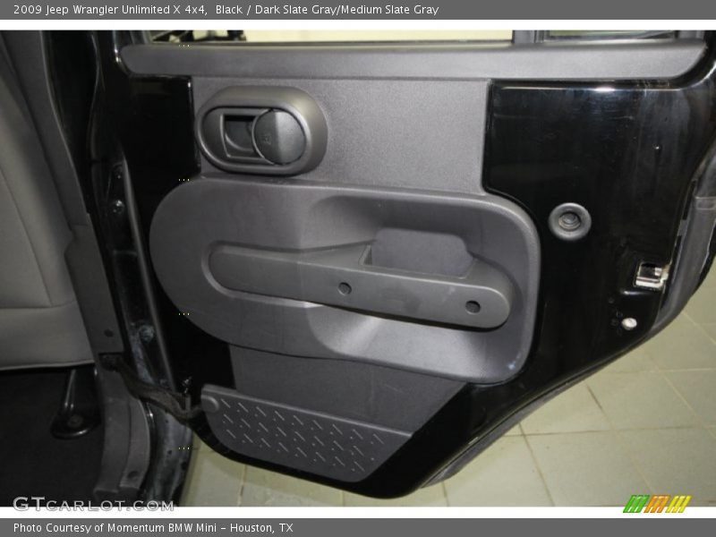 Black / Dark Slate Gray/Medium Slate Gray 2009 Jeep Wrangler Unlimited X 4x4