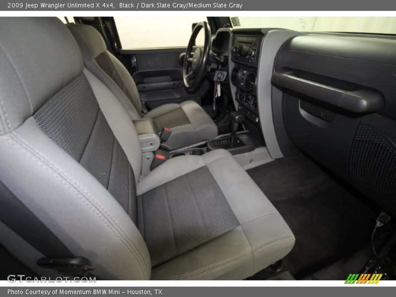 Black / Dark Slate Gray/Medium Slate Gray 2009 Jeep Wrangler Unlimited X 4x4