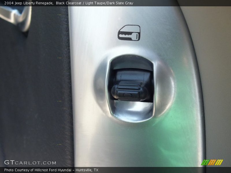 Black Clearcoat / Light Taupe/Dark Slate Gray 2004 Jeep Liberty Renegade