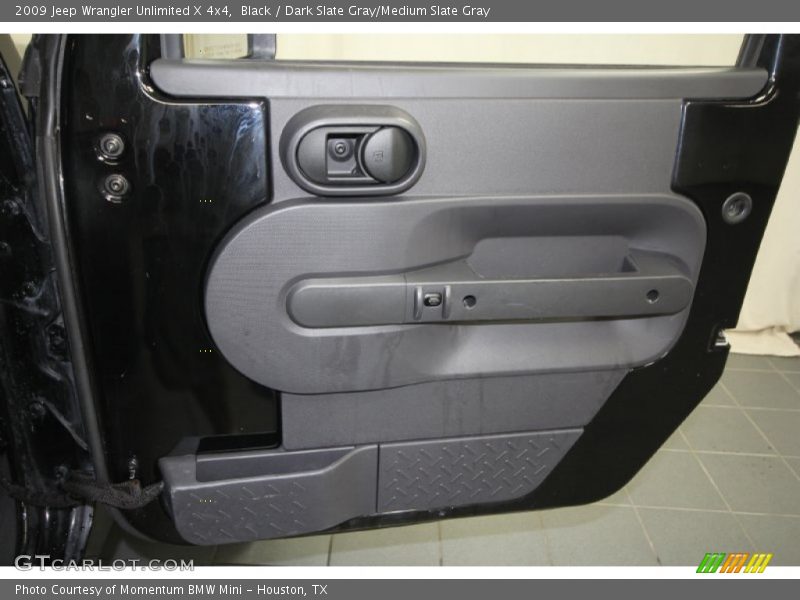 Black / Dark Slate Gray/Medium Slate Gray 2009 Jeep Wrangler Unlimited X 4x4
