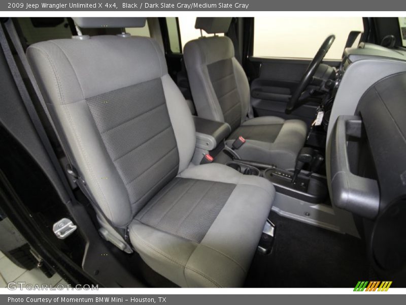 Black / Dark Slate Gray/Medium Slate Gray 2009 Jeep Wrangler Unlimited X 4x4