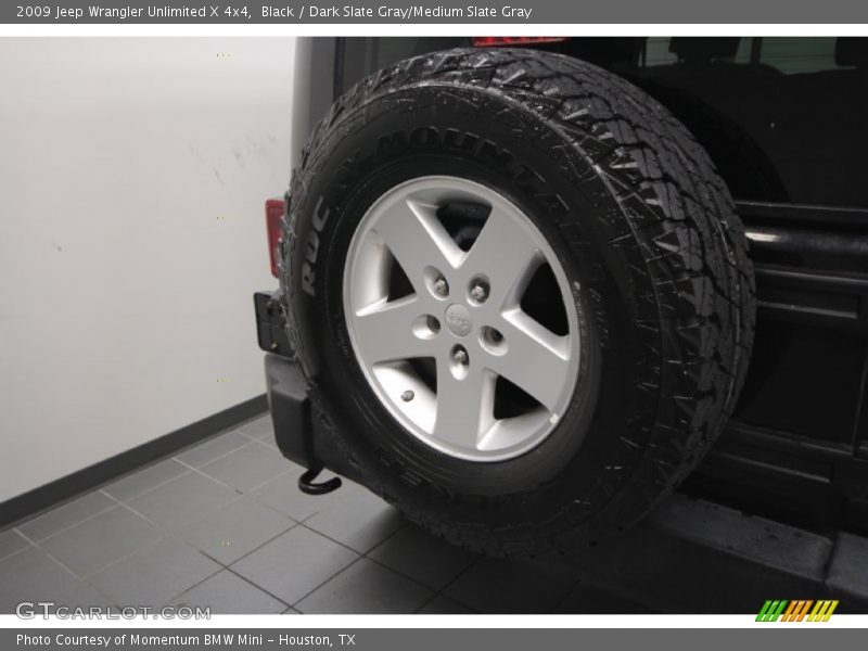 Black / Dark Slate Gray/Medium Slate Gray 2009 Jeep Wrangler Unlimited X 4x4