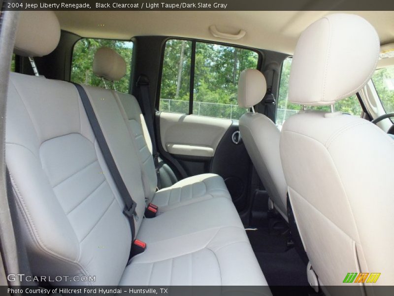 Black Clearcoat / Light Taupe/Dark Slate Gray 2004 Jeep Liberty Renegade
