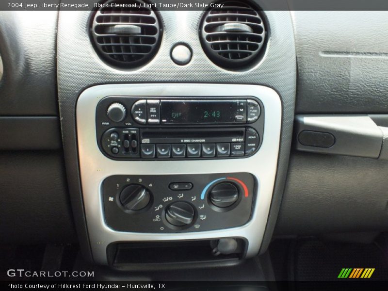 Black Clearcoat / Light Taupe/Dark Slate Gray 2004 Jeep Liberty Renegade
