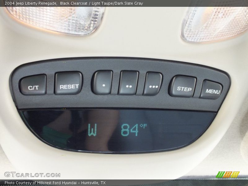 Black Clearcoat / Light Taupe/Dark Slate Gray 2004 Jeep Liberty Renegade