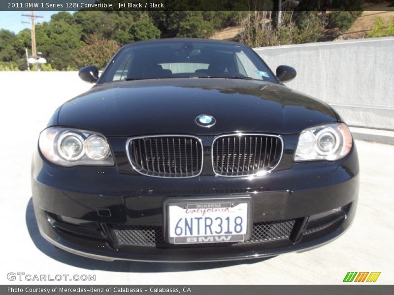 Jet Black / Black 2011 BMW 1 Series 128i Convertible