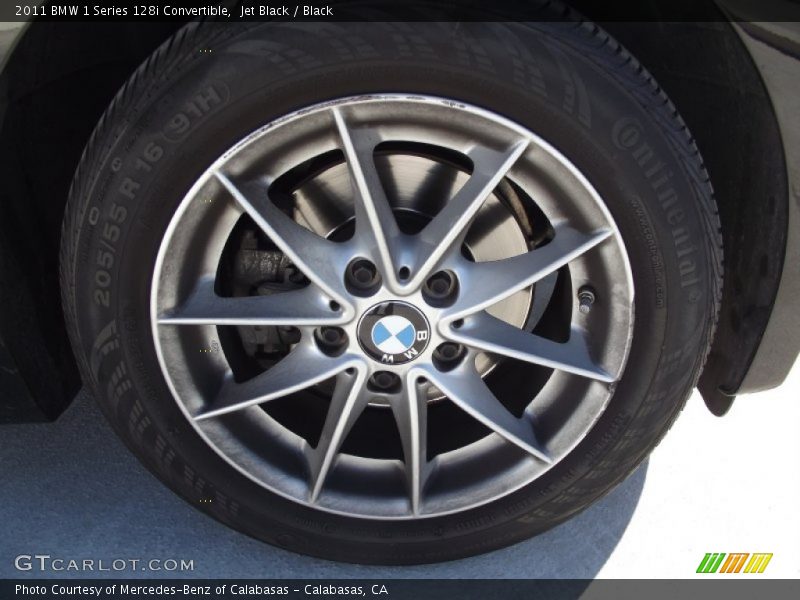 Jet Black / Black 2011 BMW 1 Series 128i Convertible