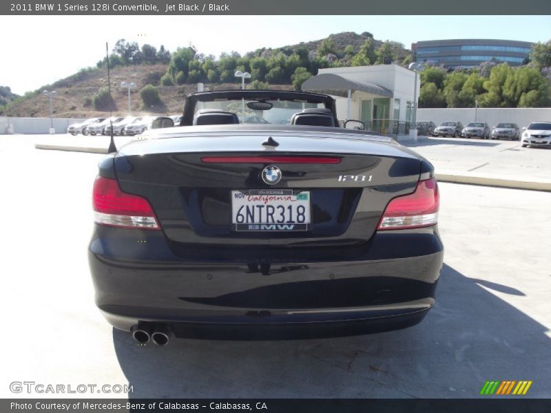 Jet Black / Black 2011 BMW 1 Series 128i Convertible