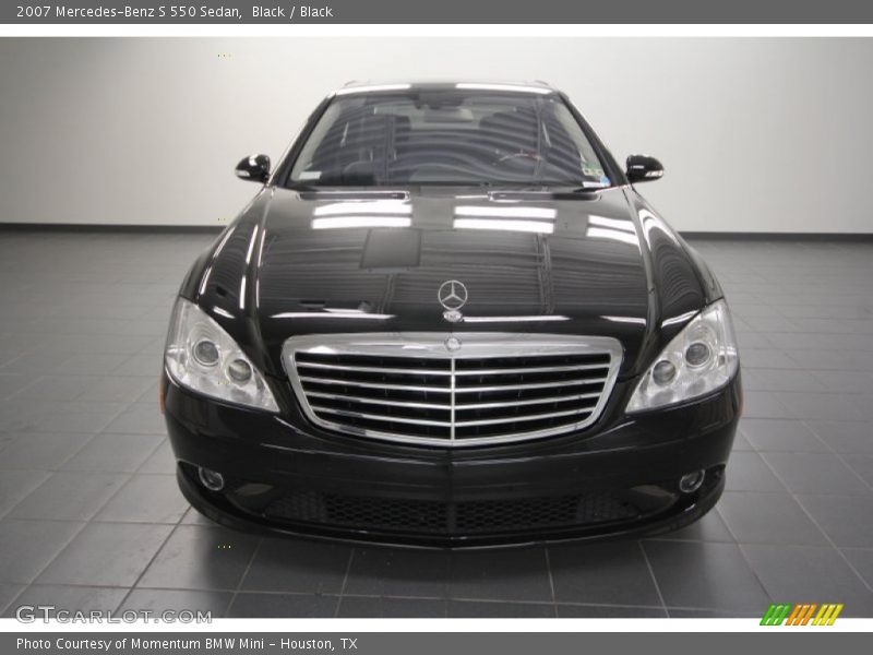 Black / Black 2007 Mercedes-Benz S 550 Sedan