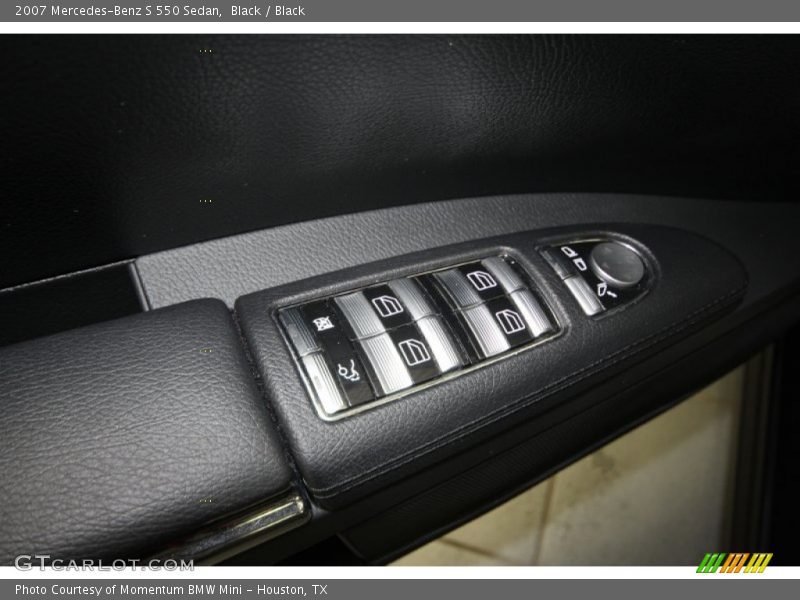 Black / Black 2007 Mercedes-Benz S 550 Sedan