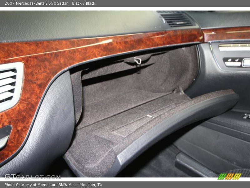 Black / Black 2007 Mercedes-Benz S 550 Sedan
