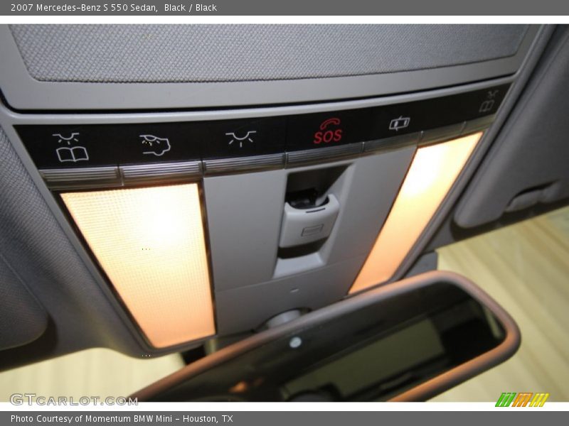 Black / Black 2007 Mercedes-Benz S 550 Sedan