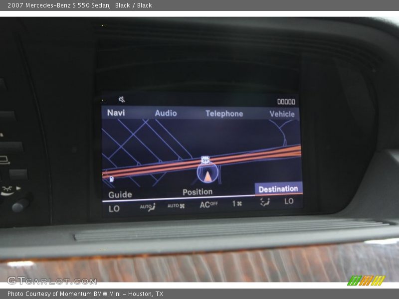 Black / Black 2007 Mercedes-Benz S 550 Sedan