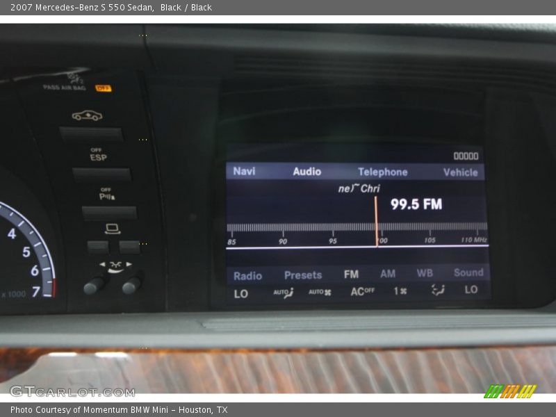 Black / Black 2007 Mercedes-Benz S 550 Sedan