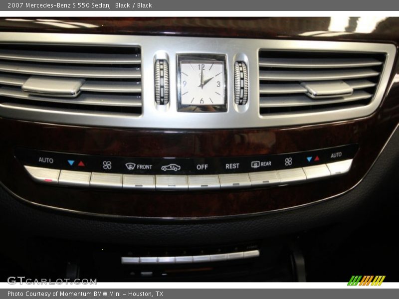Black / Black 2007 Mercedes-Benz S 550 Sedan