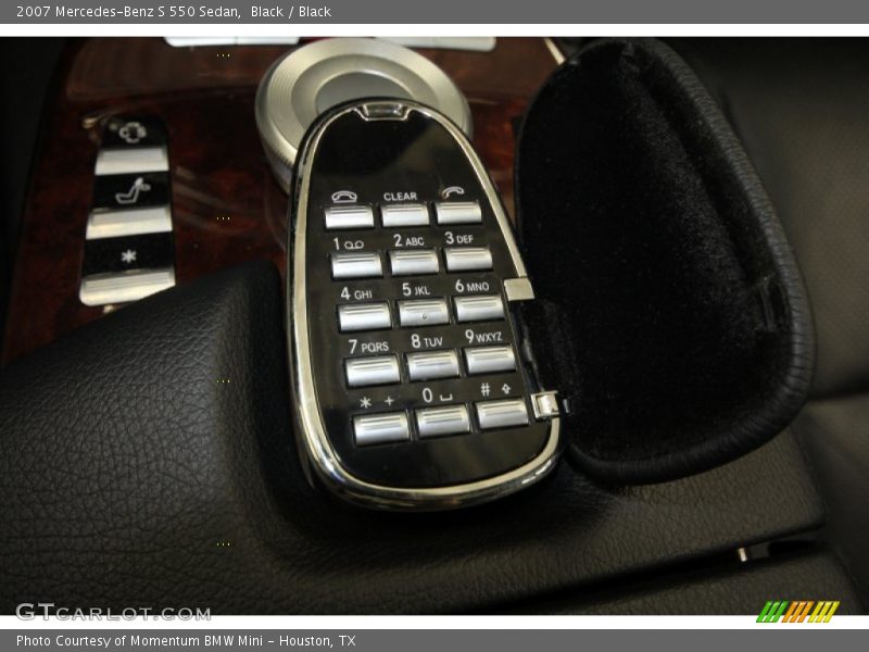 Black / Black 2007 Mercedes-Benz S 550 Sedan