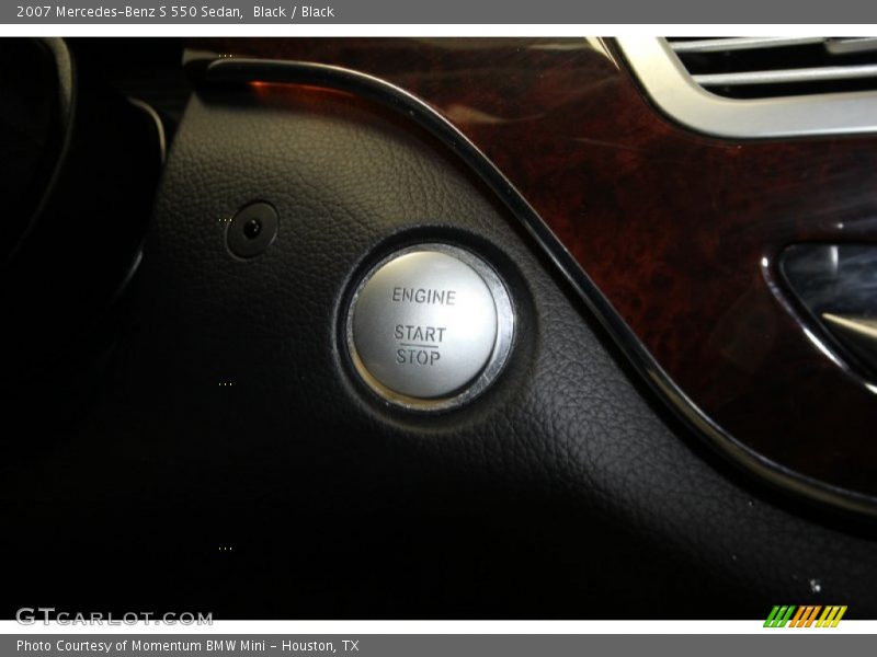 Black / Black 2007 Mercedes-Benz S 550 Sedan