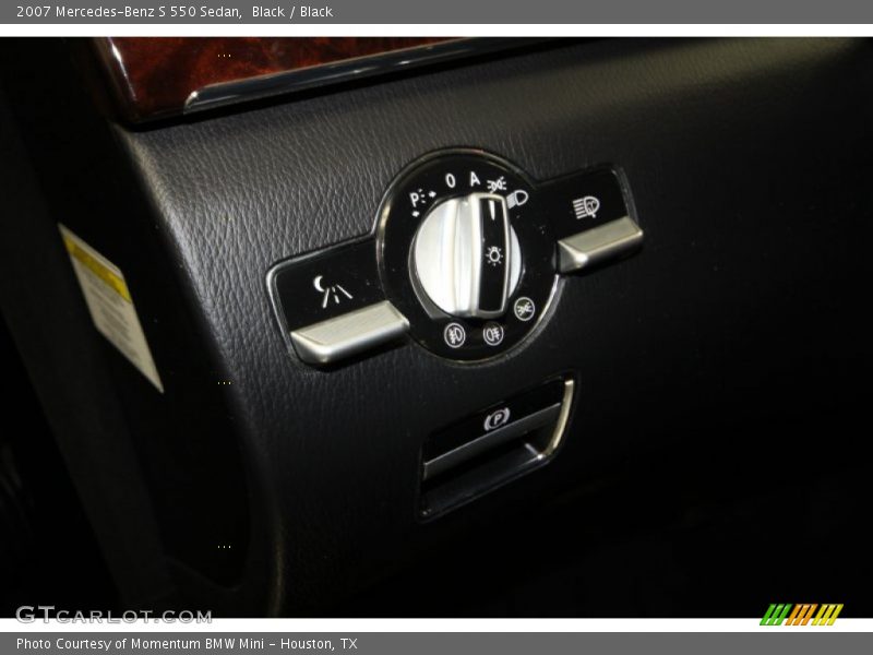 Black / Black 2007 Mercedes-Benz S 550 Sedan