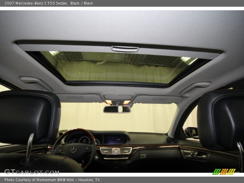 Black / Black 2007 Mercedes-Benz S 550 Sedan