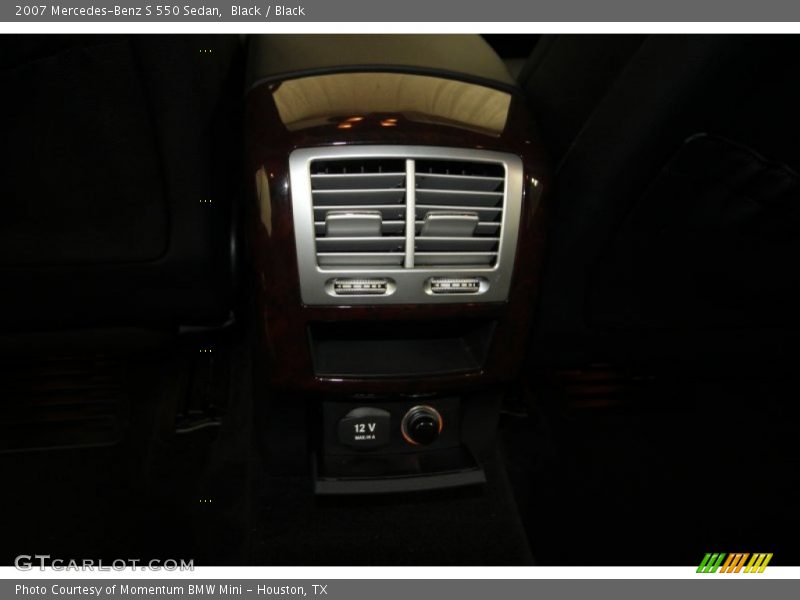Black / Black 2007 Mercedes-Benz S 550 Sedan