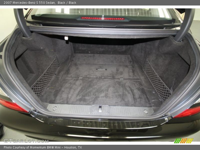 Black / Black 2007 Mercedes-Benz S 550 Sedan