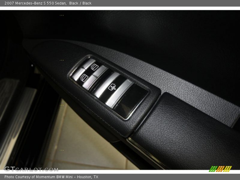 Black / Black 2007 Mercedes-Benz S 550 Sedan