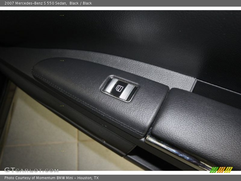 Black / Black 2007 Mercedes-Benz S 550 Sedan