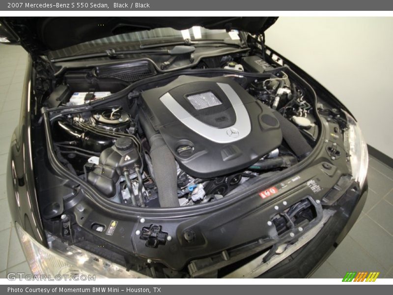 Black / Black 2007 Mercedes-Benz S 550 Sedan