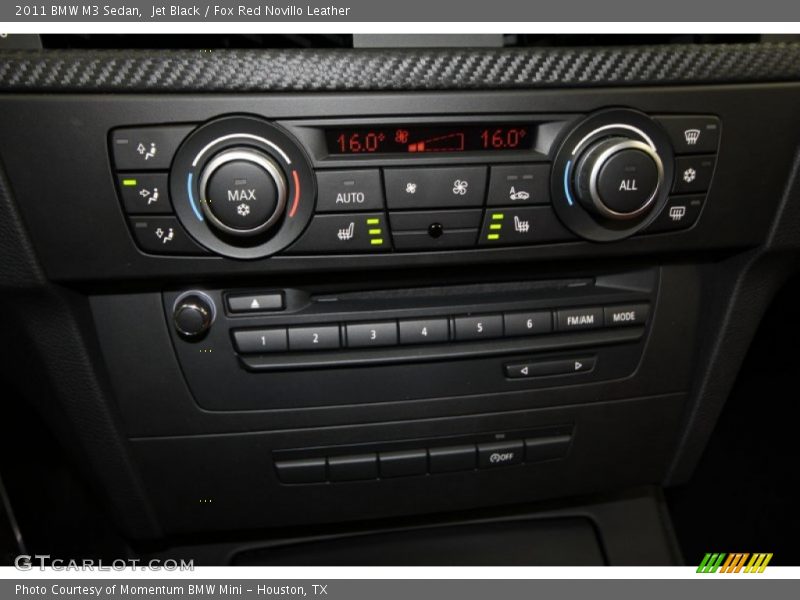 Controls of 2011 M3 Sedan